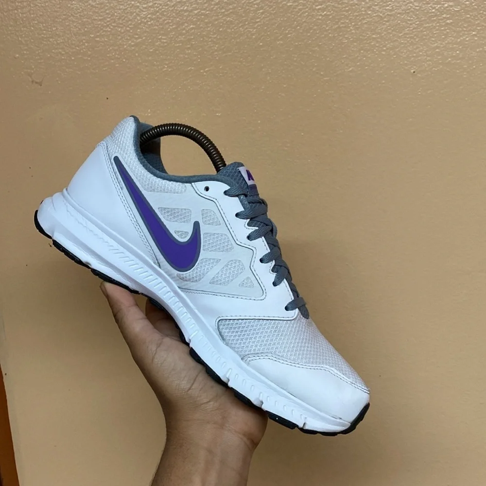 Nike Downshifter 6 White Purple Grey